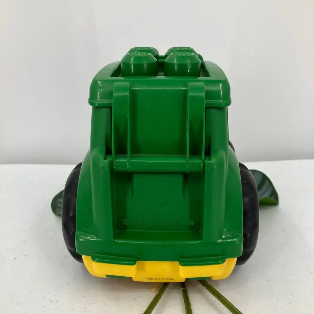 Mega Bloks Block John Deere Green Yellow Plastic Building Toy Lil Tractor Farmer